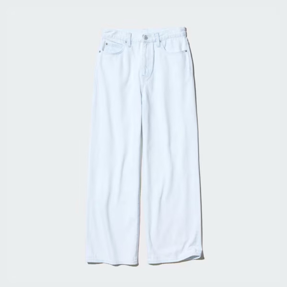UNIQLO Wide Straight Jeans | Short Size 25 Inch Product ID: 476090